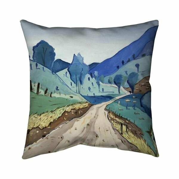 Fondo 20 x 20 in. Tuscany Trail-Double Sided Print Indoor Pillow FO2791706